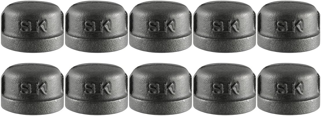Cap,Black 3/4"