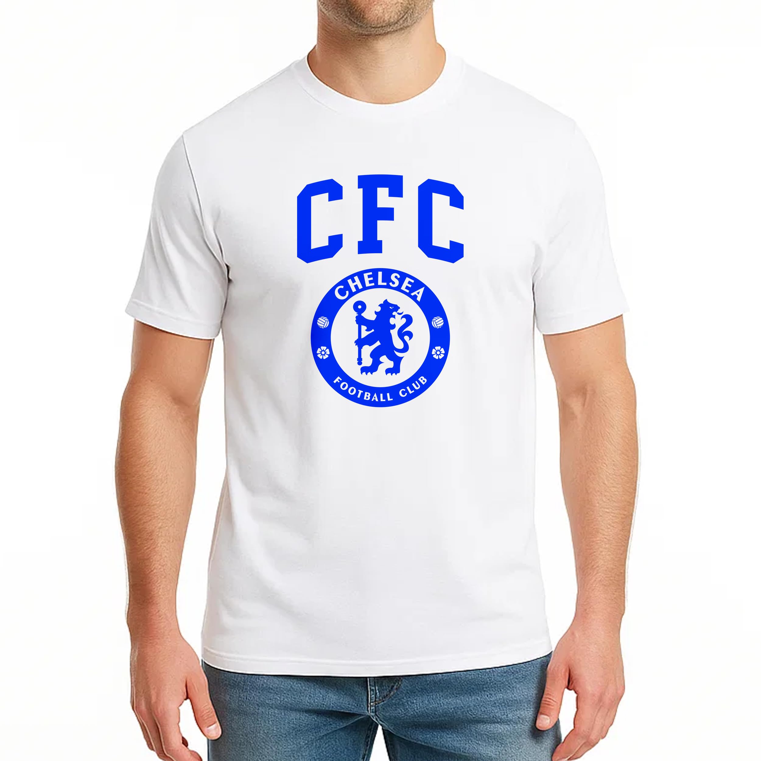 Icon Sports Official Chelsea FC Cotton T-Shirt - Unisex Adult