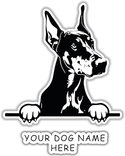 Miniatura 61 de Personaliza la calcomanía de mascota con el nombre de tu perro Calcomanías de mascotas dibujadas personalizadas para tu automóvil, camión, SUV