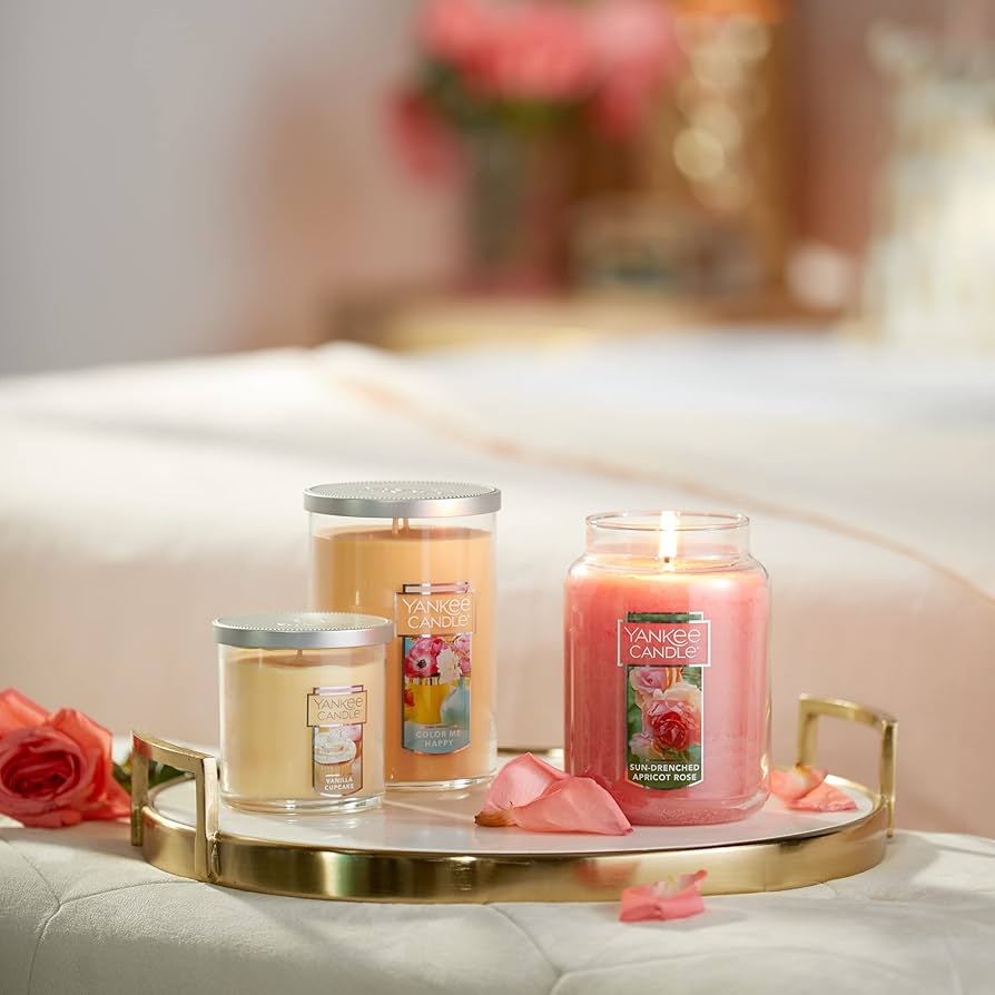 アロマキャンドル アプリコットローズ Amazon.co.jp: Yankee Candle sun-drenchedアプリコットローズ