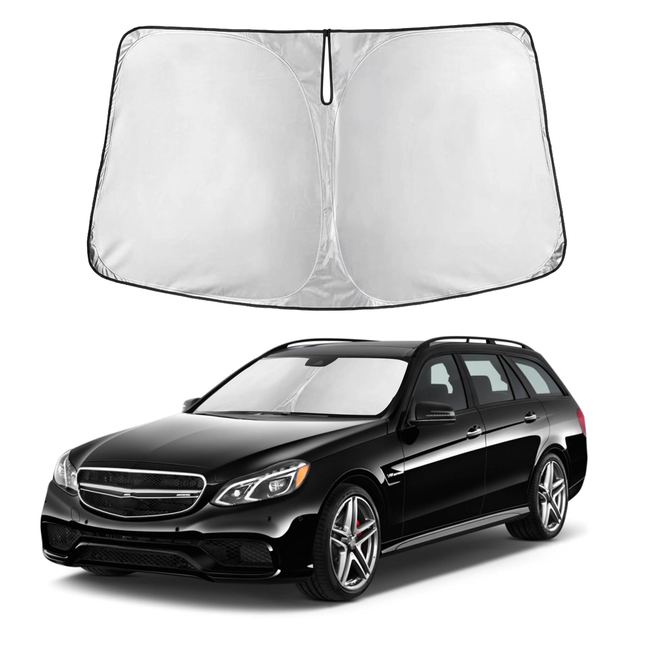 Autovir Windshields Sun Shade Fit for 2010-2015 2016 Mercedes-Benz E-Class
