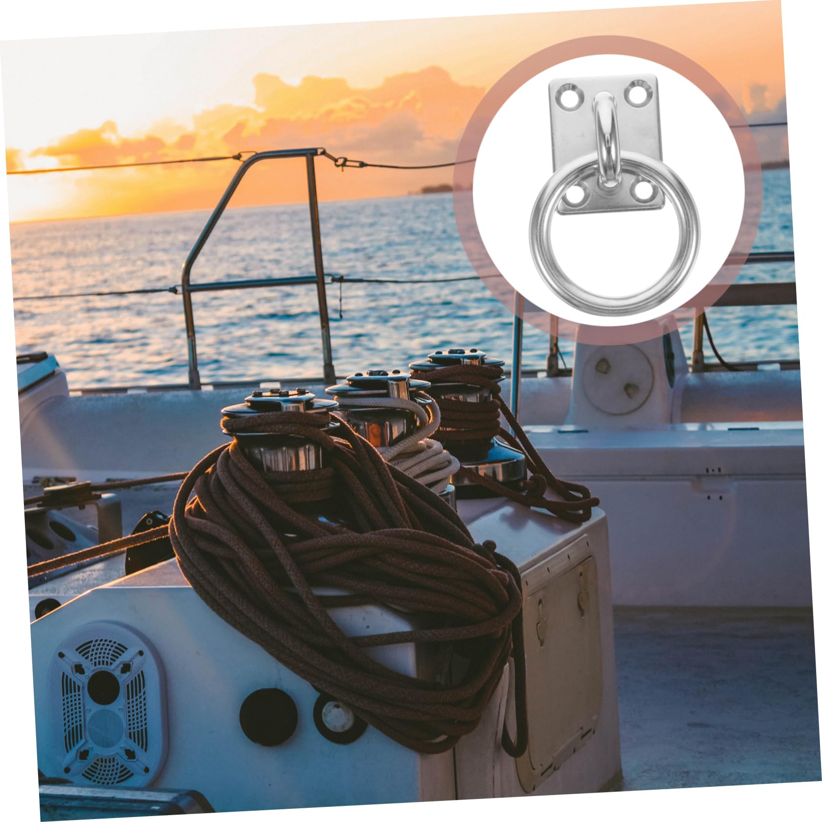 OKUMEYR Hanging Hooks Heavy Duty Ceiling Hooks for Wall Mounting 304 Stainless Steel Plant Hanger Indoor