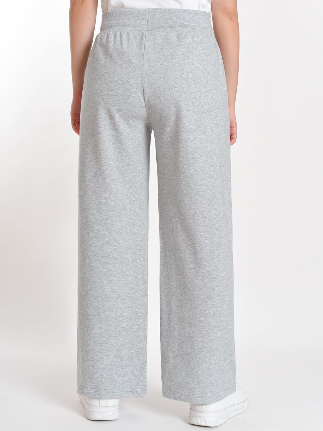 Weintee Women's Petite Wide Leg Sweatpants Double Waisted - Image 2