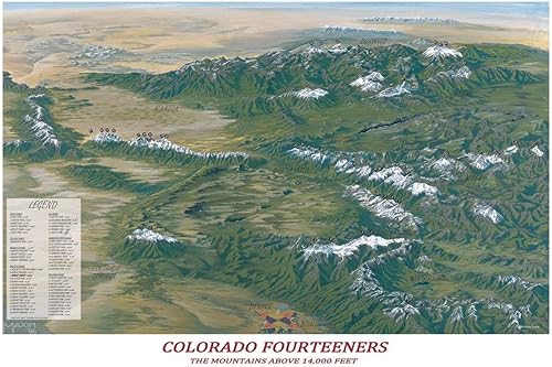 Colorado Fourteeners Póster