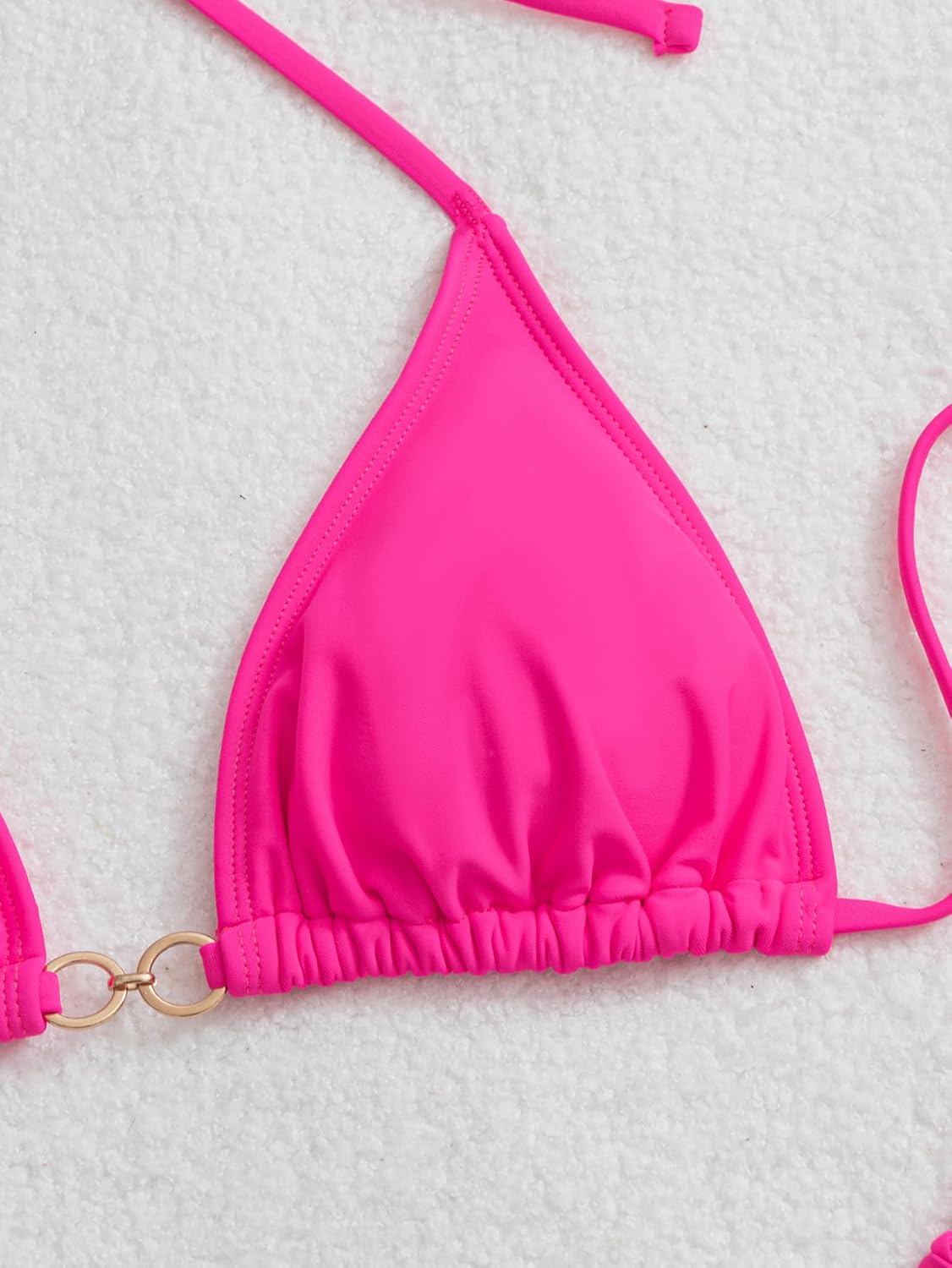 Cheeky Triangle Bikini Sets for Women Sexy String Bathing Suit 2 Piece