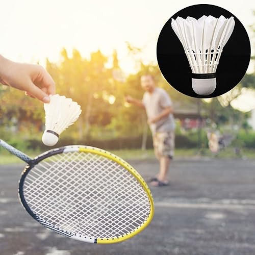 Miniatura 3 de Tainrunse Volante de entrenamiento de plumas de ganso de larga duración plumas de bádminton 3612pcs Volantes Durable alta elasticidad para