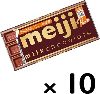 Meiji Chocolate Milk Chocolate 1.8 oz 50 g x 10 Packs