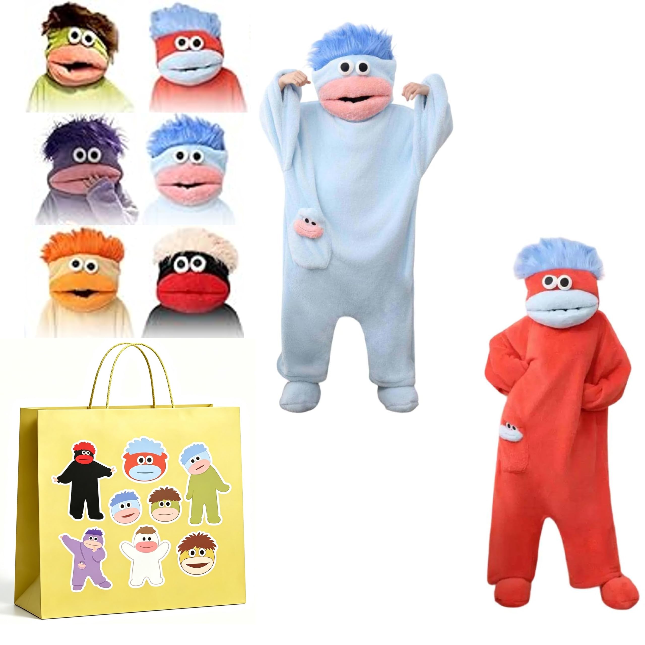 Confezione da 2 Pigiami Mostro Verde per Adulti, Felpa con Cappuccio in Pile soffice, Calda Tuta Intera con Tasche, Costume Unisex per casa, Halloween e Carnevale, Goofyonesie, Festival Outfit