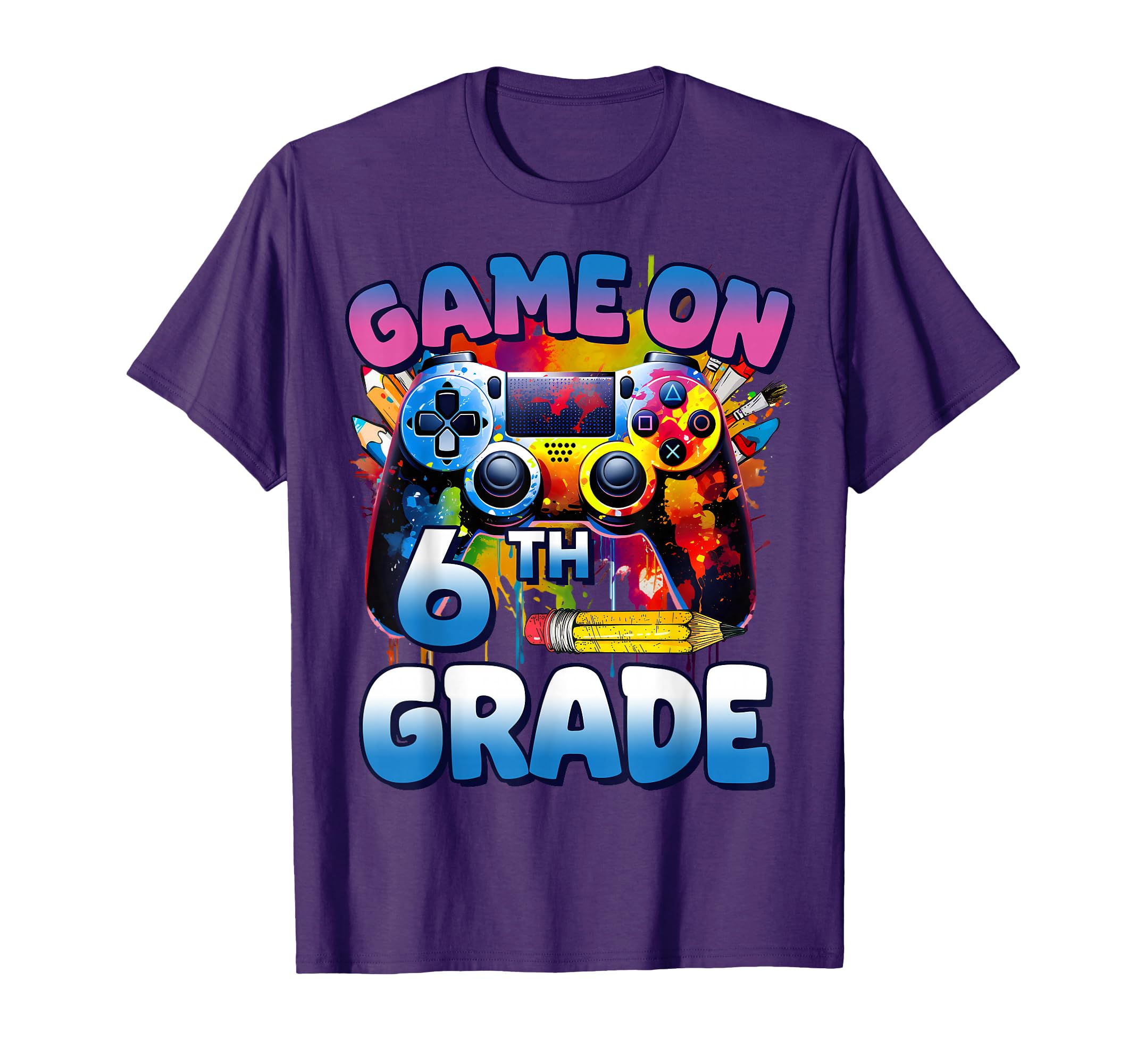 Game On 6th Grade First Day Gamer Shirt Boys T-Shirt