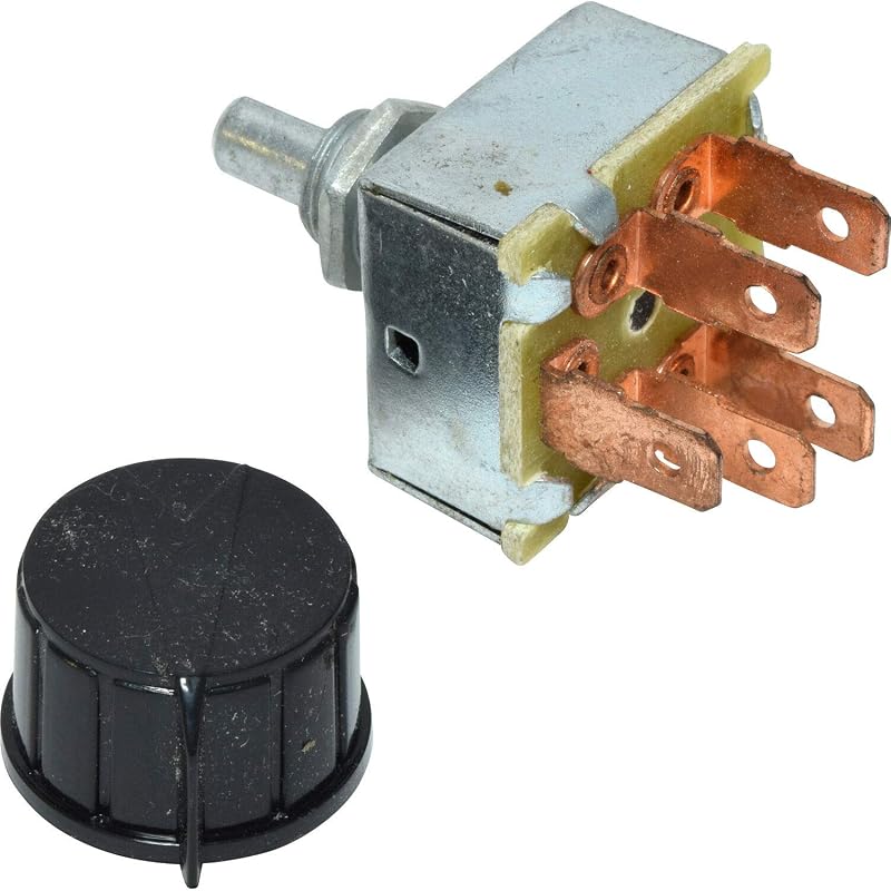 Interruptor rotativo do ventilador do ar-condicionado 3 velocidades Yng 12 V – 1 unidade