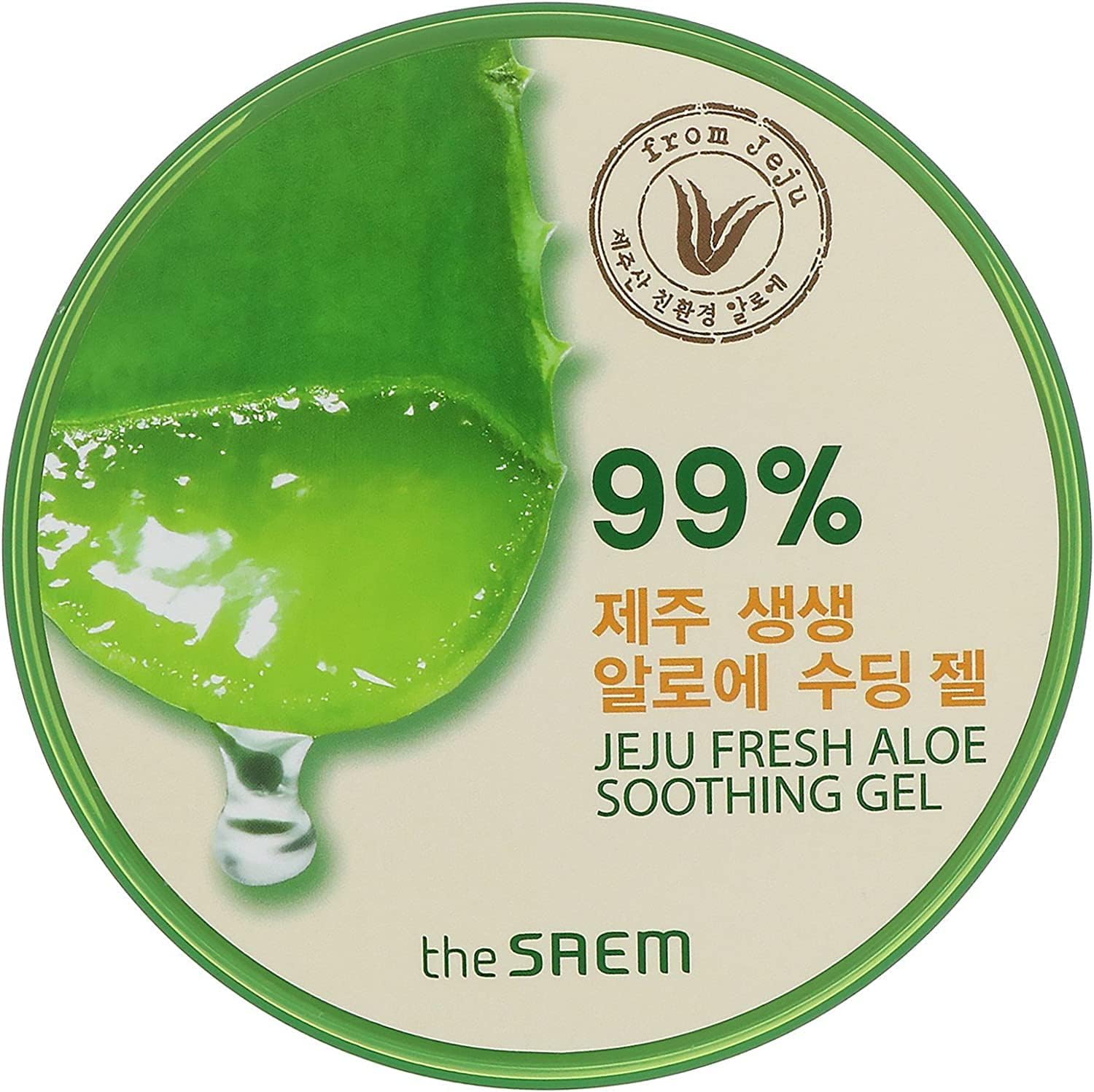 The Saem, Jeju Fresh Aloe Soothing Gel, 10.14 fl oz (300 ml)