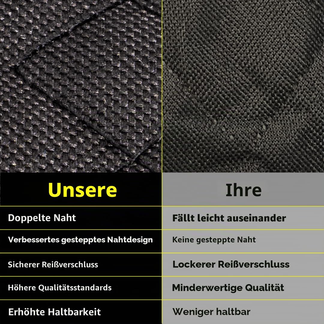 Meadowlark XL Hundesitzbezüge, einzigartiges Design, vollständiger Autoschutz, Türen, Kopfstützen und Rücksitz, extra strapazierfähige Seitenklappe mit Reißverschluss, wasserdichter Hängematte,