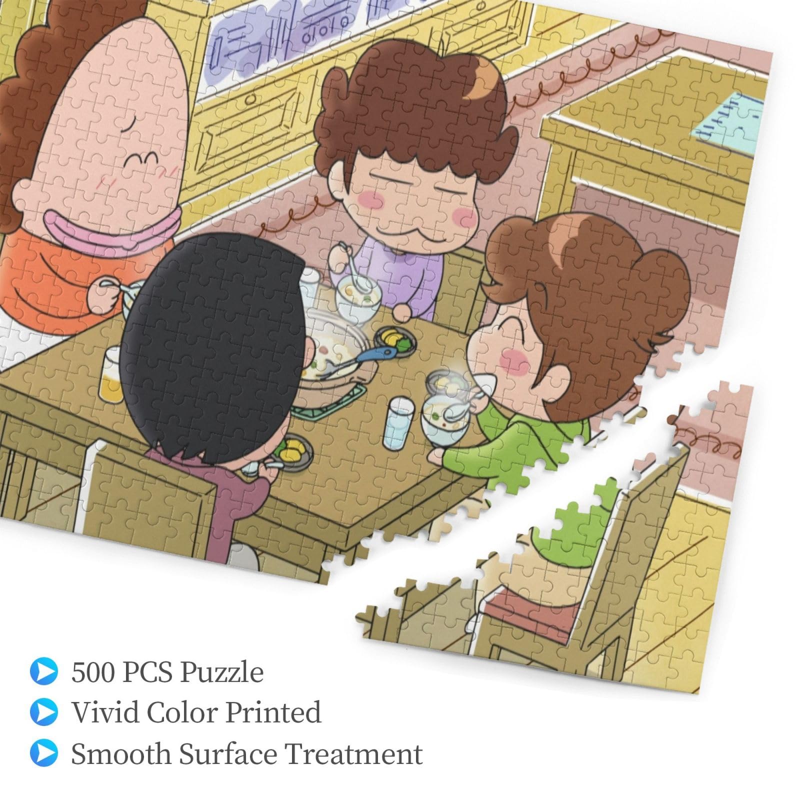 Amazon.co.jp: あたしンち 500ピースのパズル画材、大人、子供、初心者