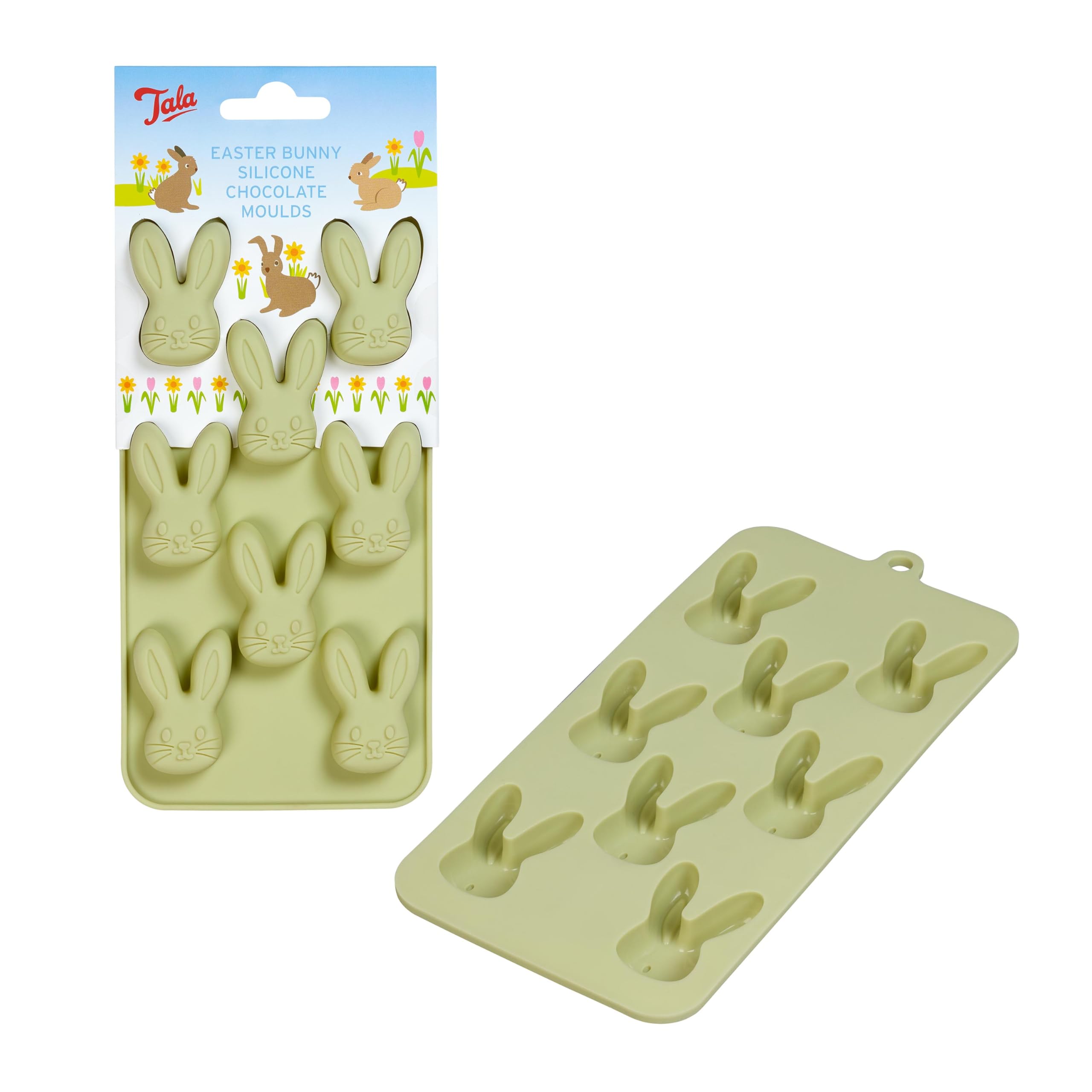 Tala Silicone Chocolate Bunny Mould, Food Grade Baking Mould for Making Easter Bunny Chocolates, Homemade Treats and Sweets, This is Ideal for Home Baking and Perfect for Homemade Gifts