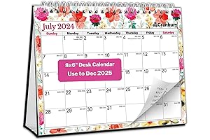 2022 Floral Cranbury Desk Calendar