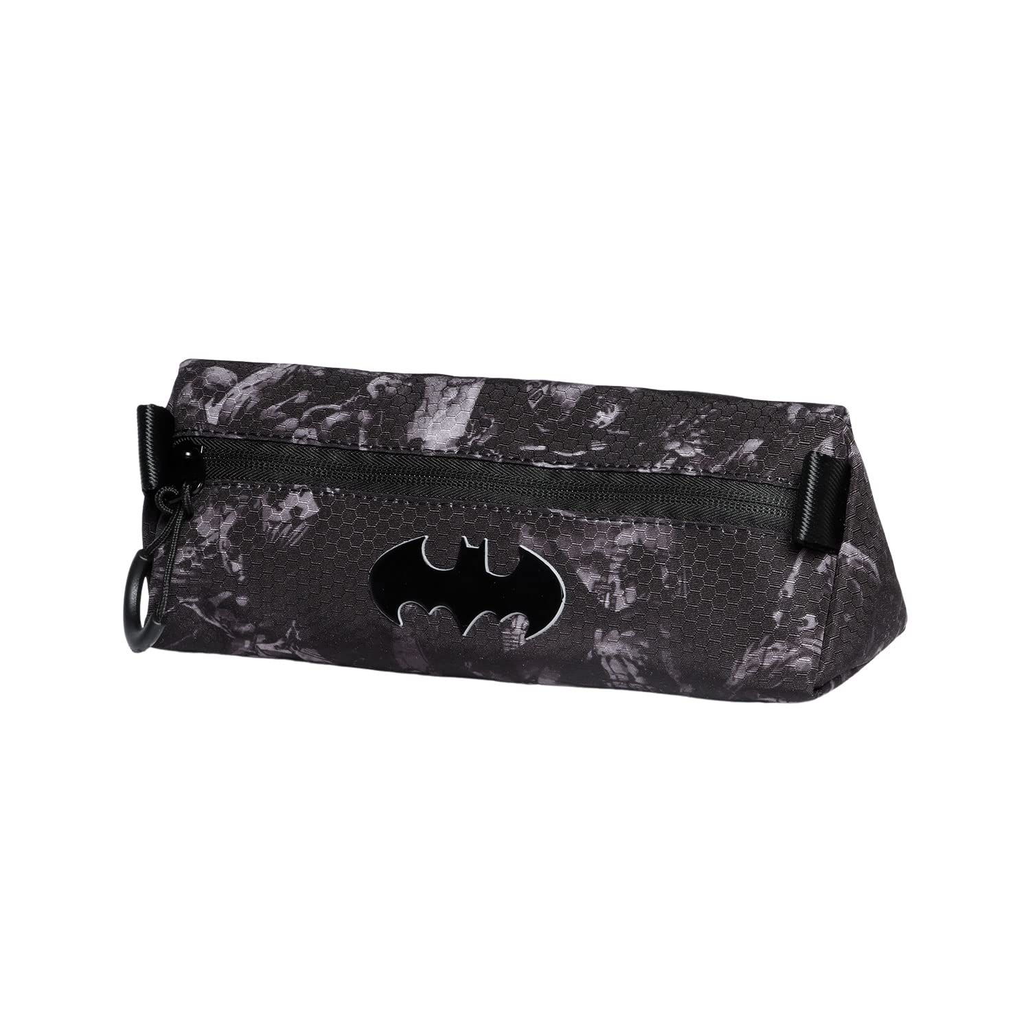 DC Comics Batman Neon-Triangle Pencil Case, Black, Black, One Size, Triangle Pencil Case Neon