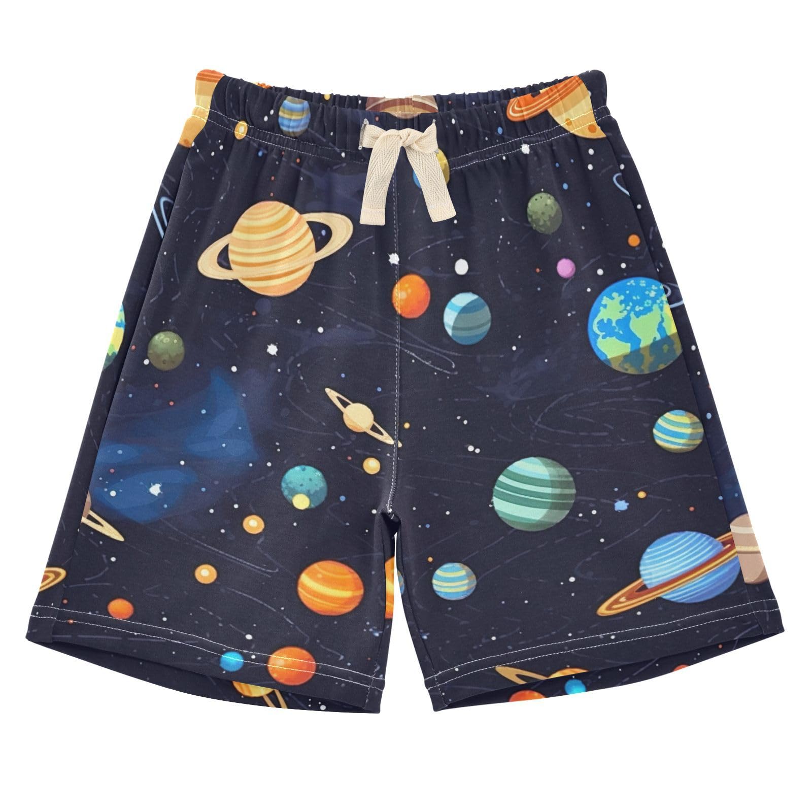 UMIRIKO Unisex Baby Shorts Space Planet Galaxy Cotton Shorts for Toddlers 3T 202a0383
