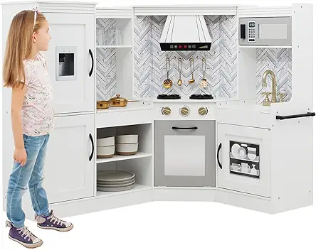 Best Choice Products Pretend Play Corner Kitchen, Ultimate...