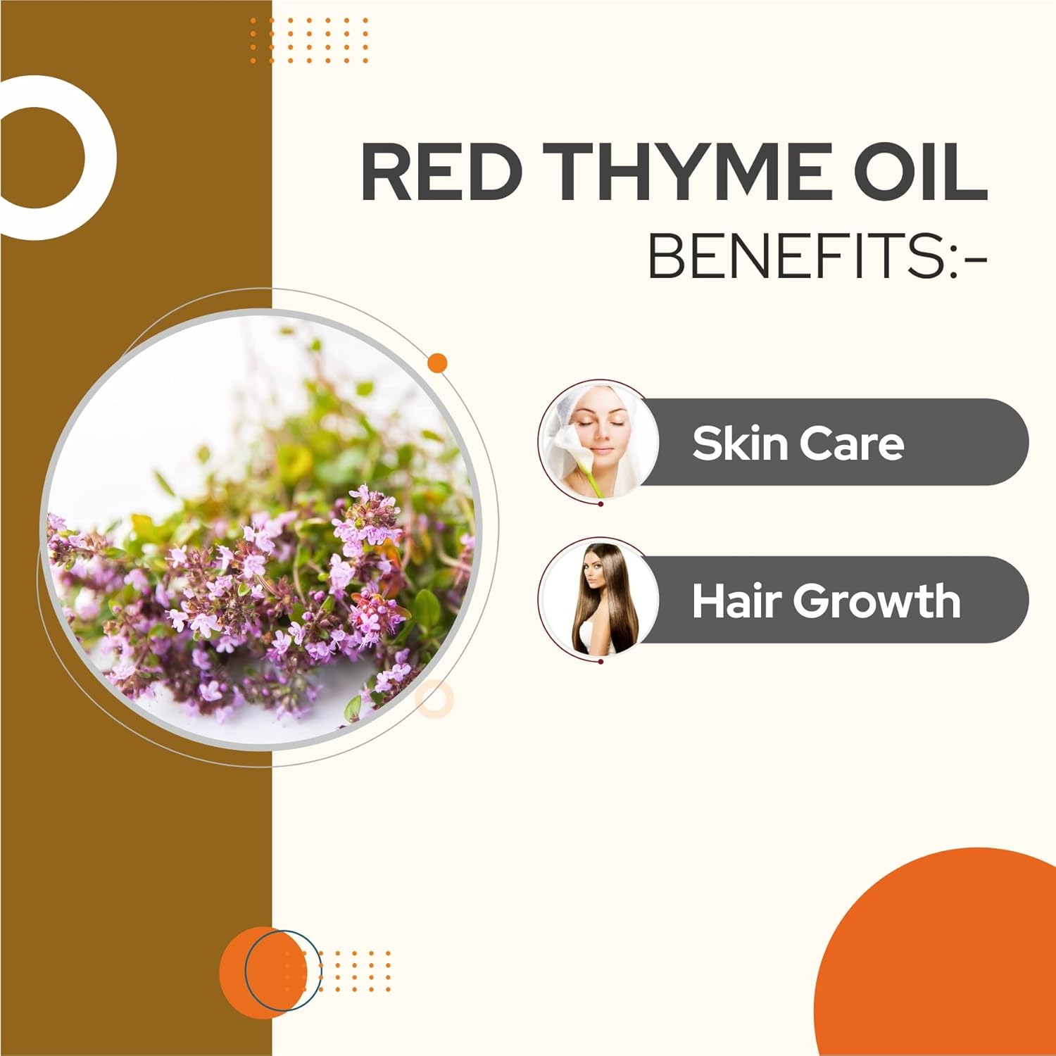 Crysalis Red Thyme (Thymus vulgaris) Oil – 1.01 Fl Oz (30ml)