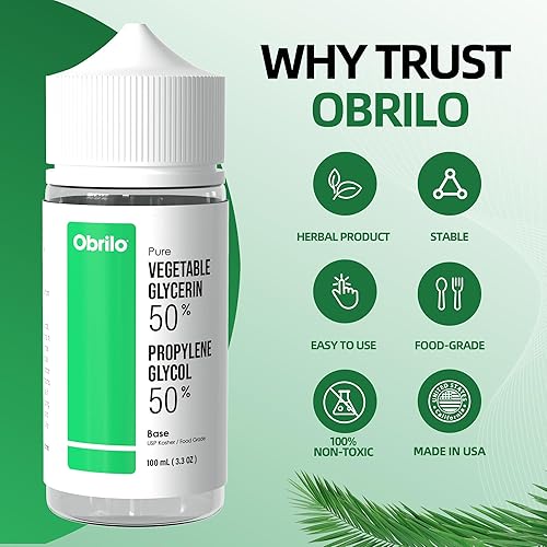 Miniatura 3 de Mezcla 5050 de glicerina vegetal (VG) y propilenglicol (PG), puro USP Kosher, grado alimenticio, bricolaje