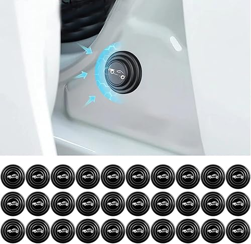 30 juntas de absorción de impactos para puerta de automóvil, calcomanías protectoras de puerta de automóvil, evitar colisiones, insonorización,