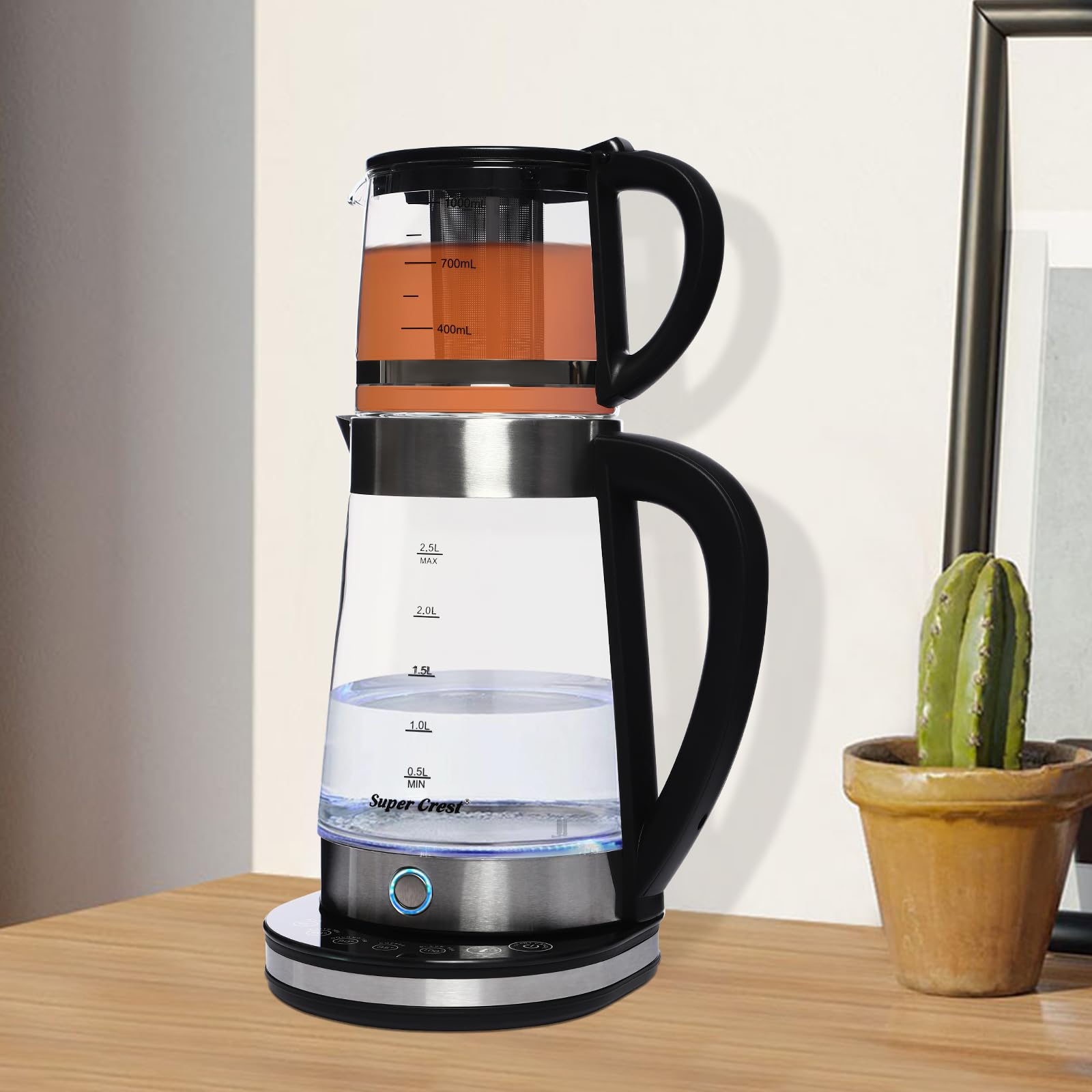 Waterkoker, samovar met theepot - Mulex Tee-Express, 2L, elektrische Waterkoker, samovar met theepot - Mulex Tee-Express, 2L, elektrische