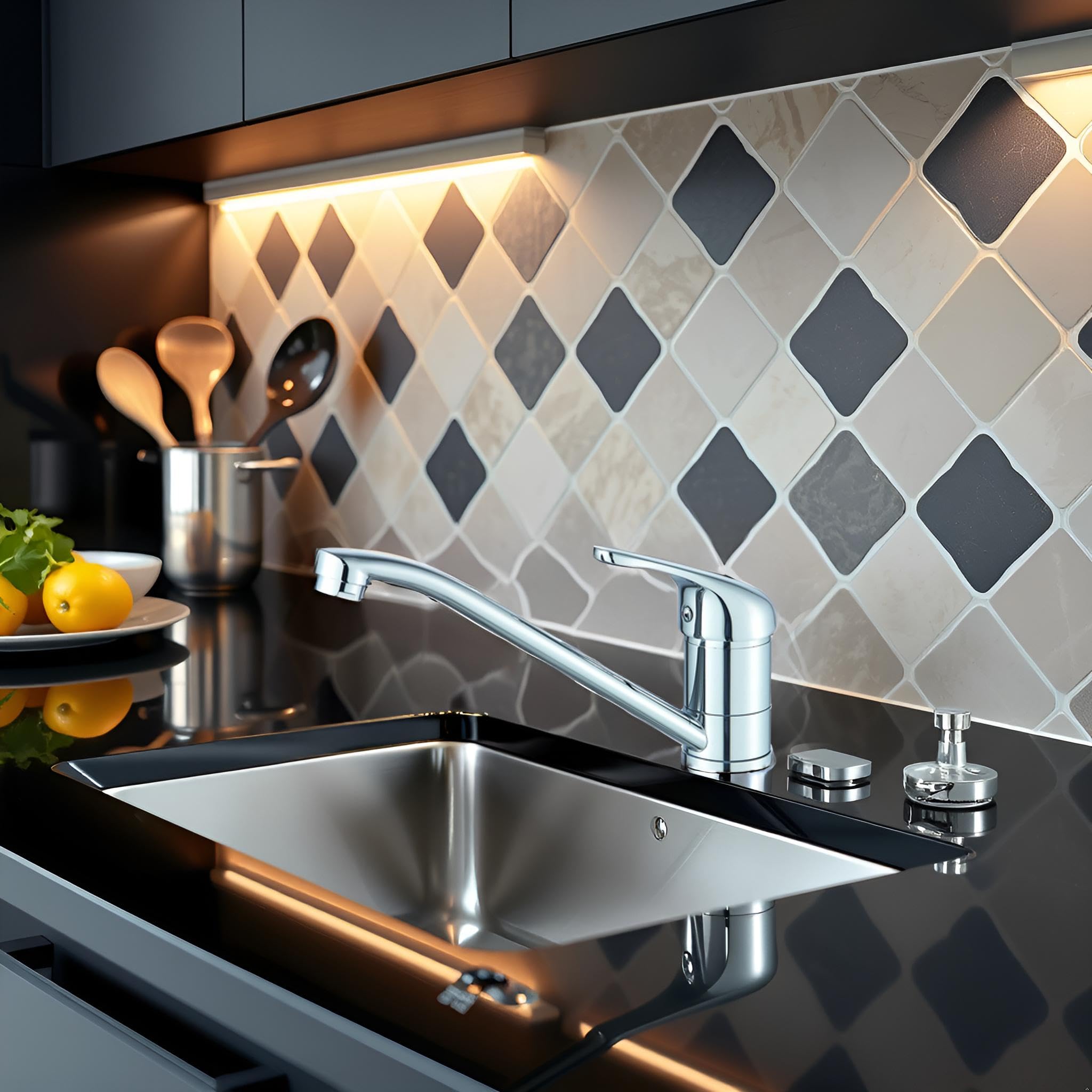 CATA Grifo De Cocina CBB CROMO/D Monomando Caño Bajo Giratorio 360º Acero Inoxidable Aireador Anticalcáreo Cartucho Cerámico Reductor Caudal 5L Apertura En Frío Conexión Flexible Acabado Inox
