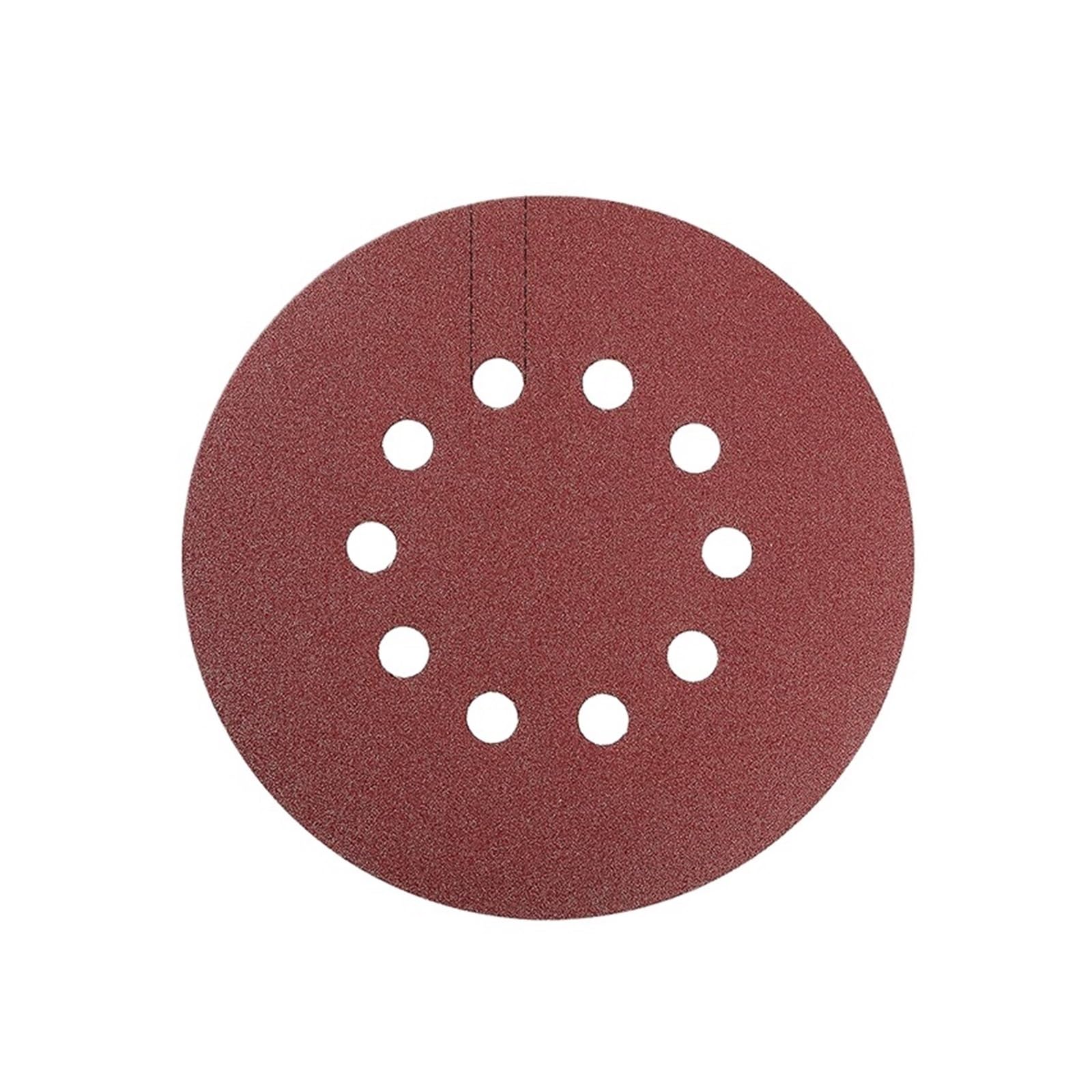 100 piezas de lijadora pared 9 pulgadas y 225 mm con 10 orificios, disco lijado metal, pulido abrasivo plano, grano 40-2000, herramientas para Taladros(1500)
