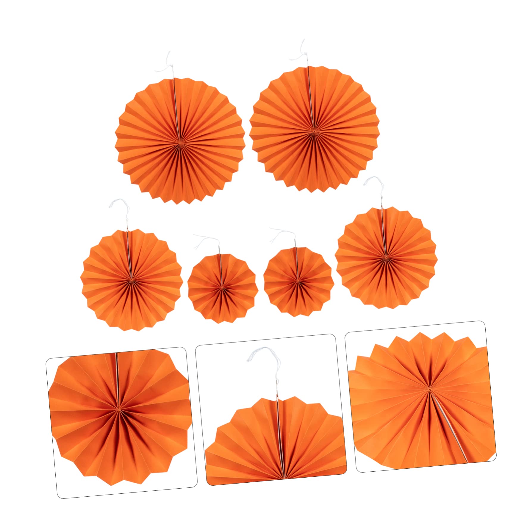 ABOOFAN 3 Sets Papierfächer Für Hochzeiten Dekorationen Papierfächer Partydekorationen Entzückende Papierfächer Für Partys 6 Stück X 3