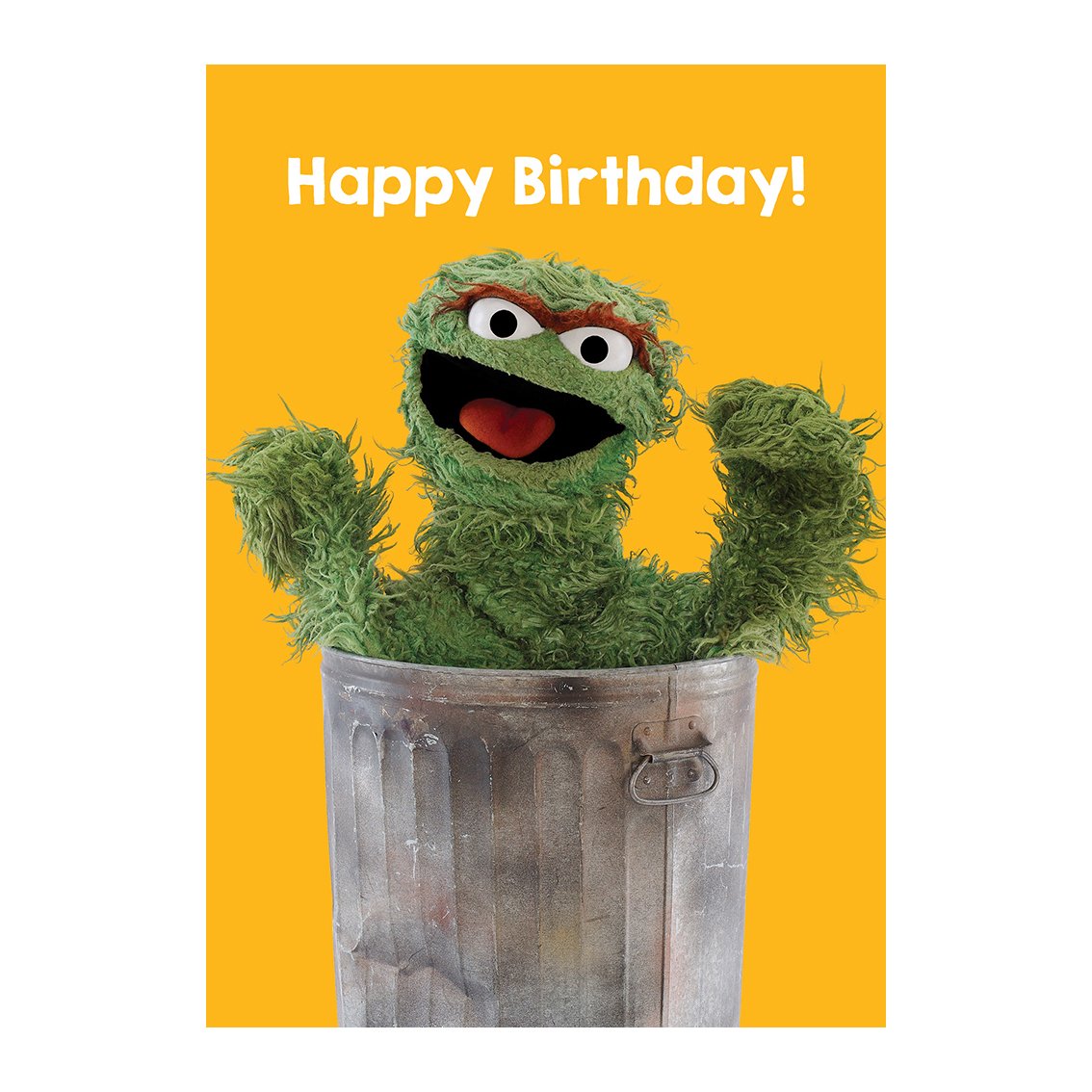 Buy Sesame Street O The Grouch Happy Birthday Greeting Card Online at