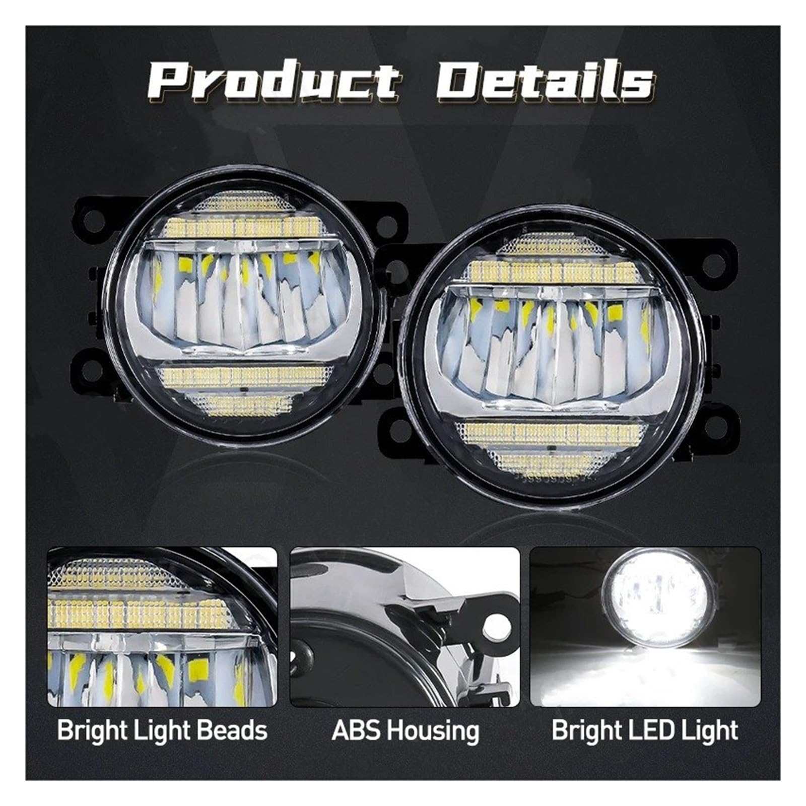 Fendinebbia A LED Per Auto 2in1 DRL Lampada Da Corsa Diurna Per Accord Per CR-V Per Città Per Civic Luci Lavoro Fuoristrada