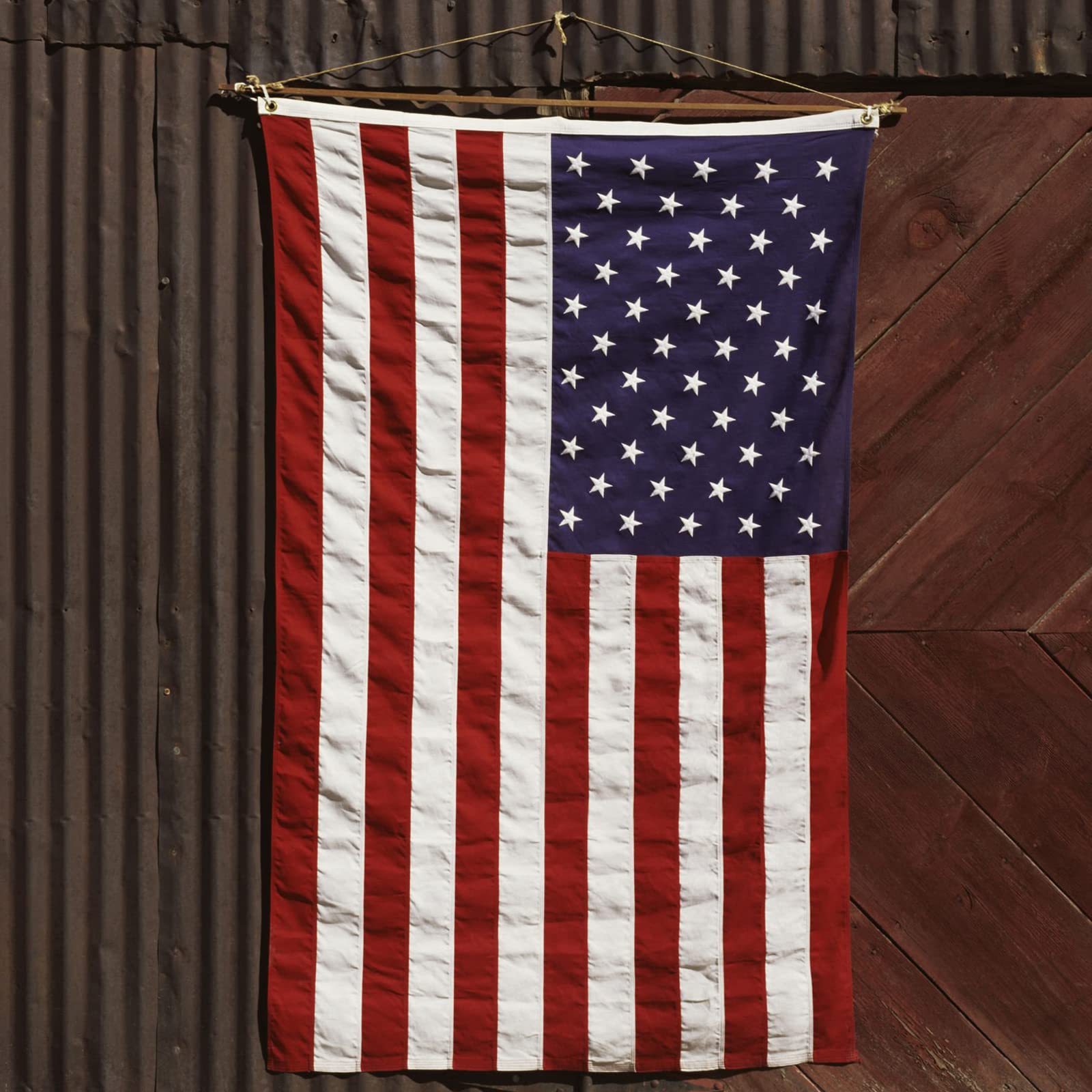 Amazon.co.jp: AZCOVER アメリカ国旗 12x18インチ 米国綿旗 屋内 米国