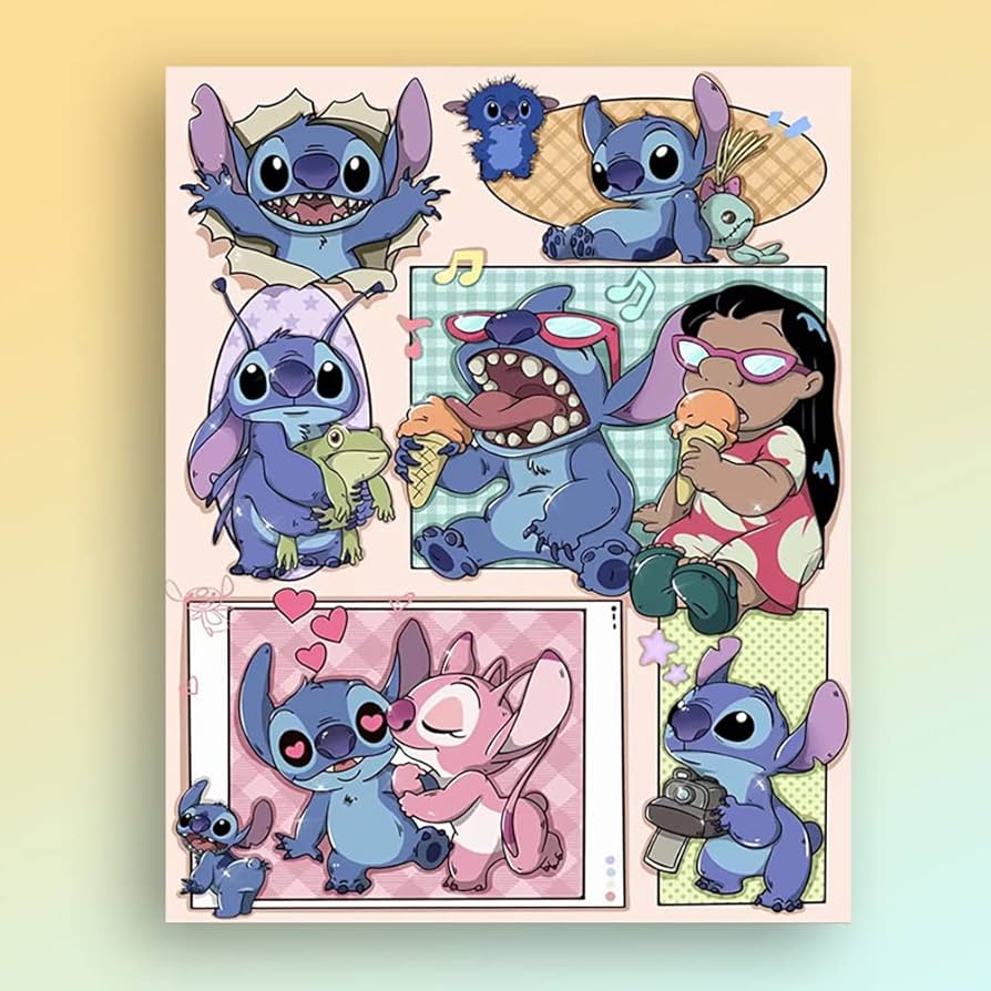 スティッチ 芸術作品 文字だけでスティッチを描きやした。 #アスキーアート