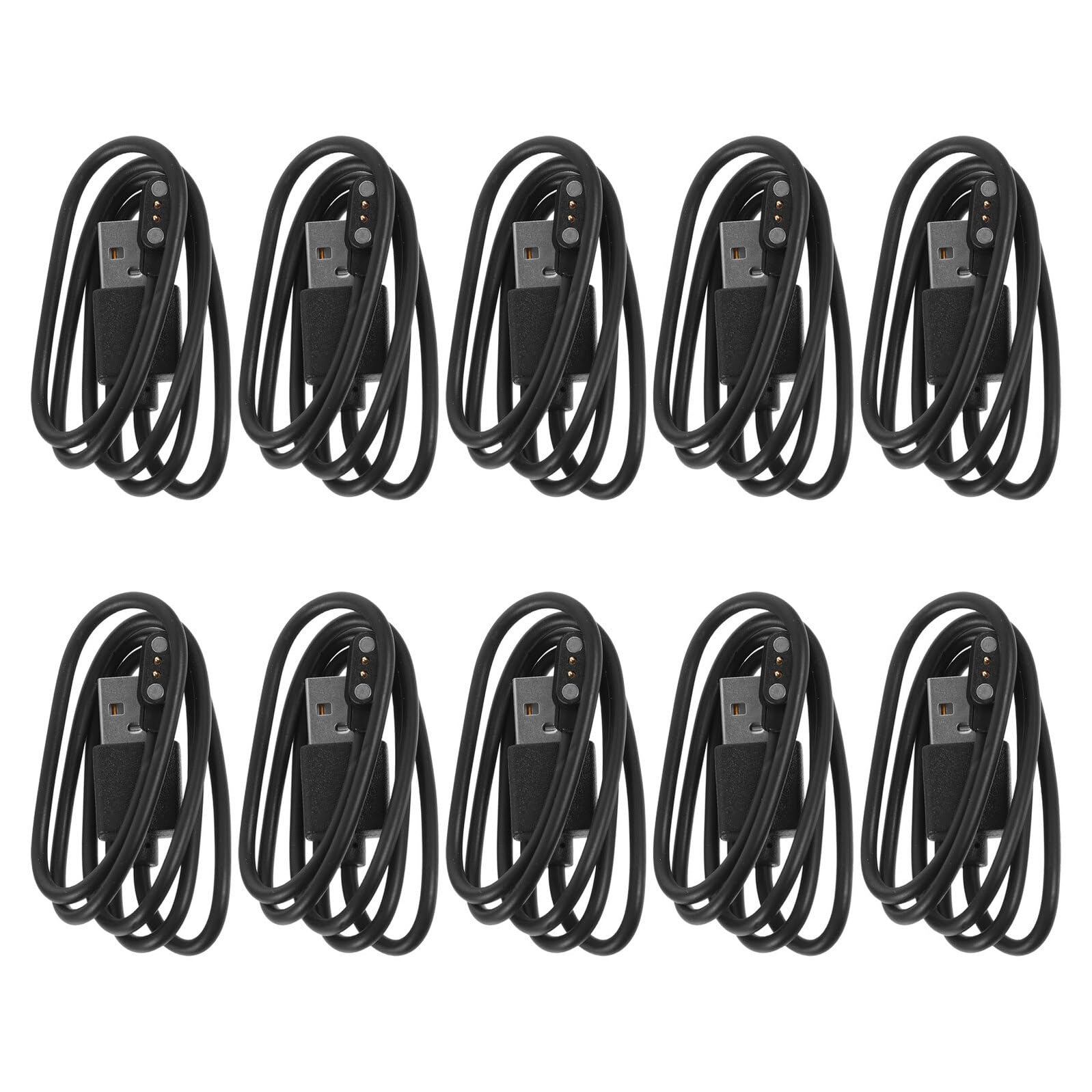 Cable magnético para reloj inteligente de carga rápida y cable USB TEHAUX 10 piezas 8