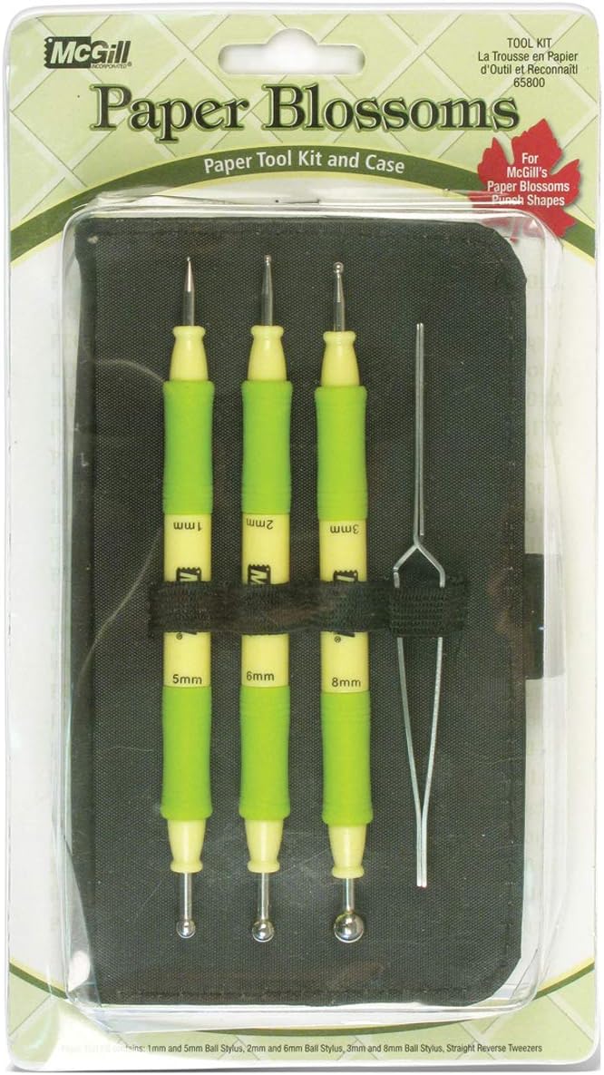 Mcgill Paper Blossom Tool Kit, Ball Tools, 4-Pack