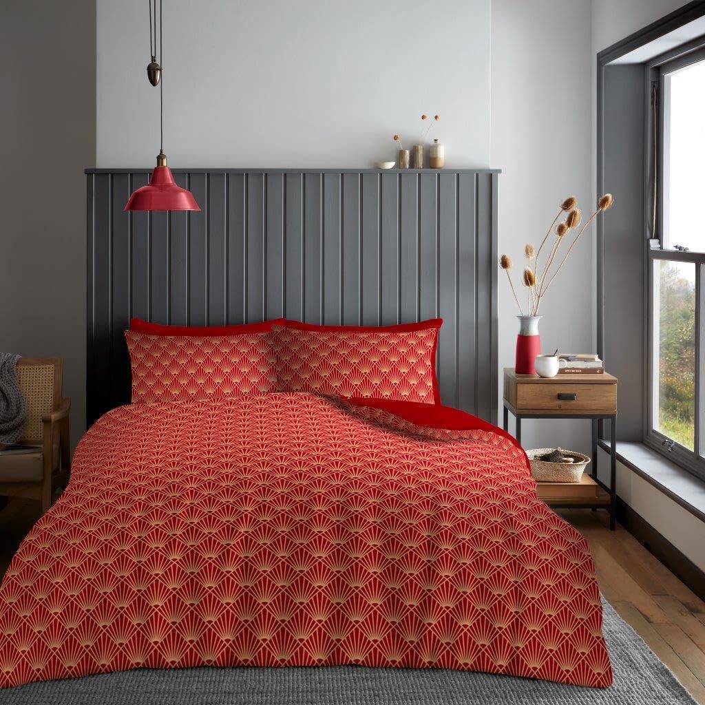 GC GAVENO CAVAILIA Microfiber Duvet Cover Set - Hypoallergenic Bedding Sets King Size Bed Cover (230x220 Cm) - Super Soft Comforter Cover Bed Linen