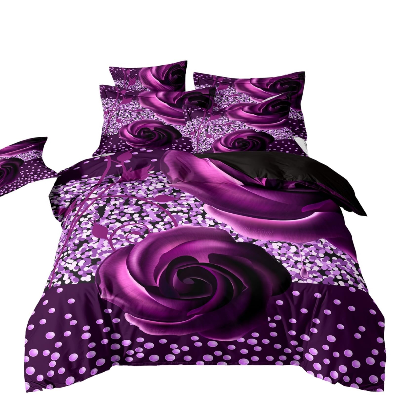 Super King Size Duvet Cover Sets Purple Rose Super King Duvet Set