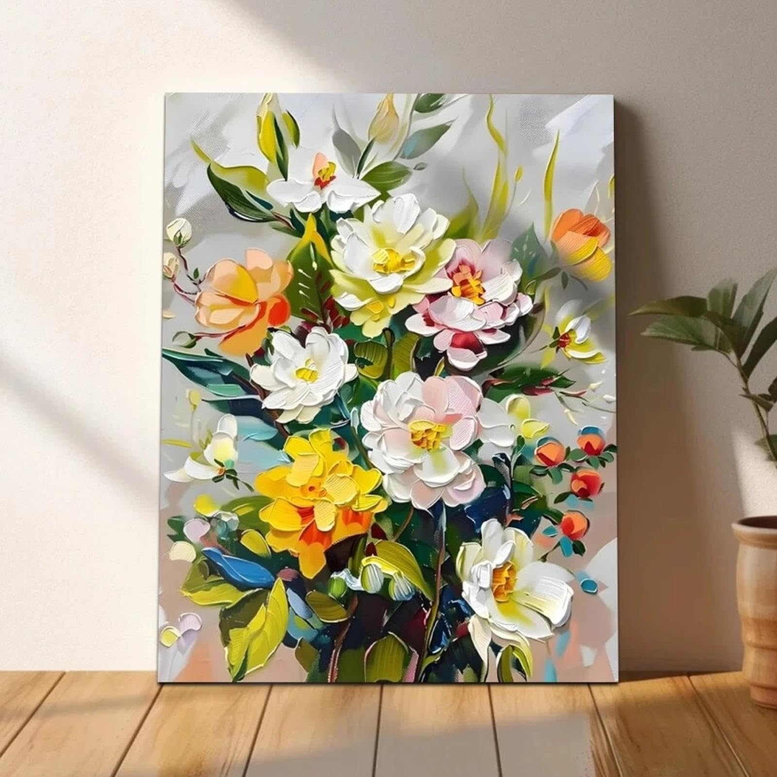 Décoration murale florale pour chambre à coucher afin de raviver un mur vide - 8