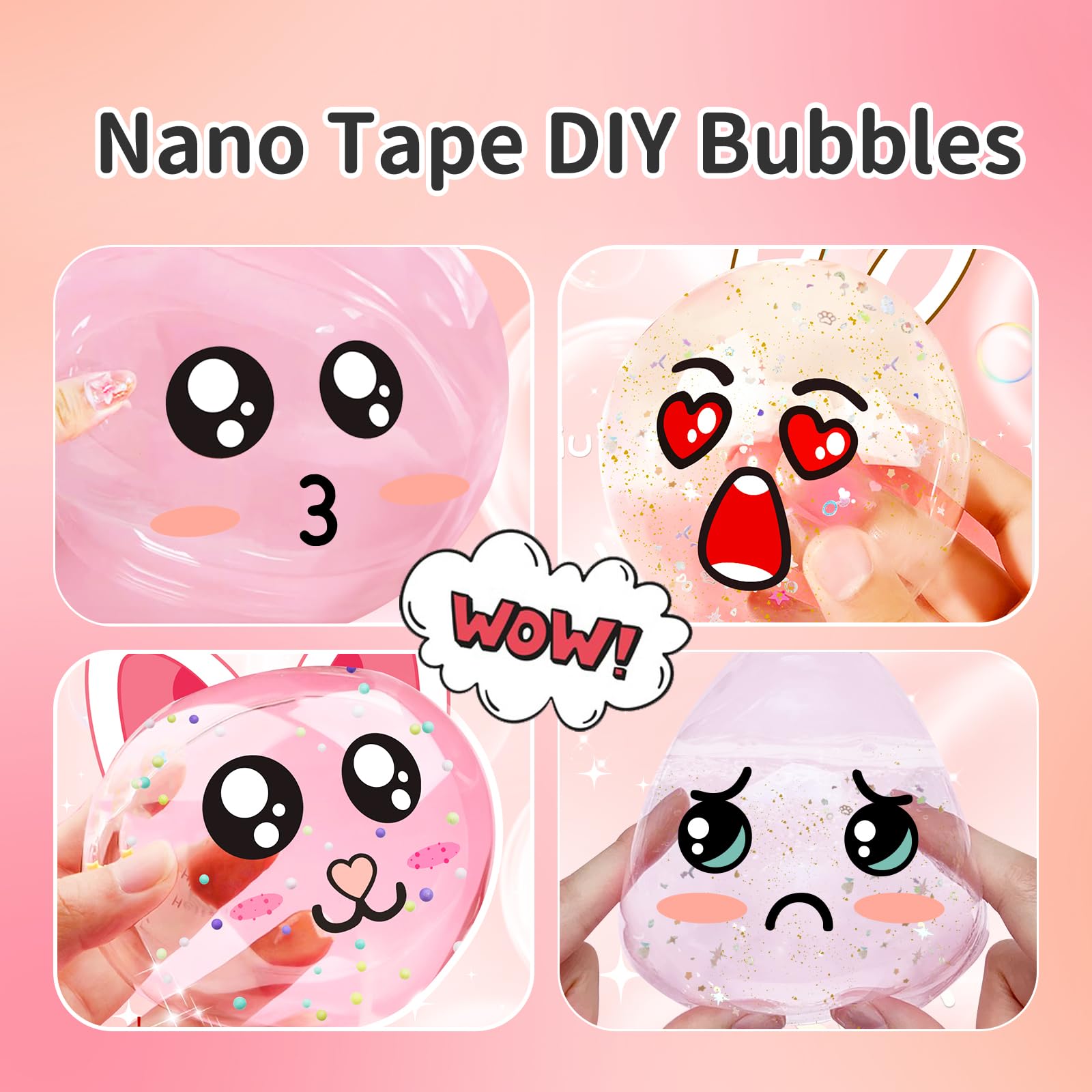 Amazon.com: Inno2Eleph Nano Tape,Nano Tape Bubble kit for Kids,2