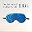 ZIMASILK 100% Natural Silk Sleep Mask Blindfold,Adjustable Super-Smooth Soft Eye Mask for Sleep with Bag (Methyl Blue)