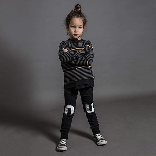 Miniatura 6 de NUNUNU Leggings, pantalones unisex de algodón suave para bebés, niños y adolescentes, para niñas y niños desde recién nacidos hasta 14 años