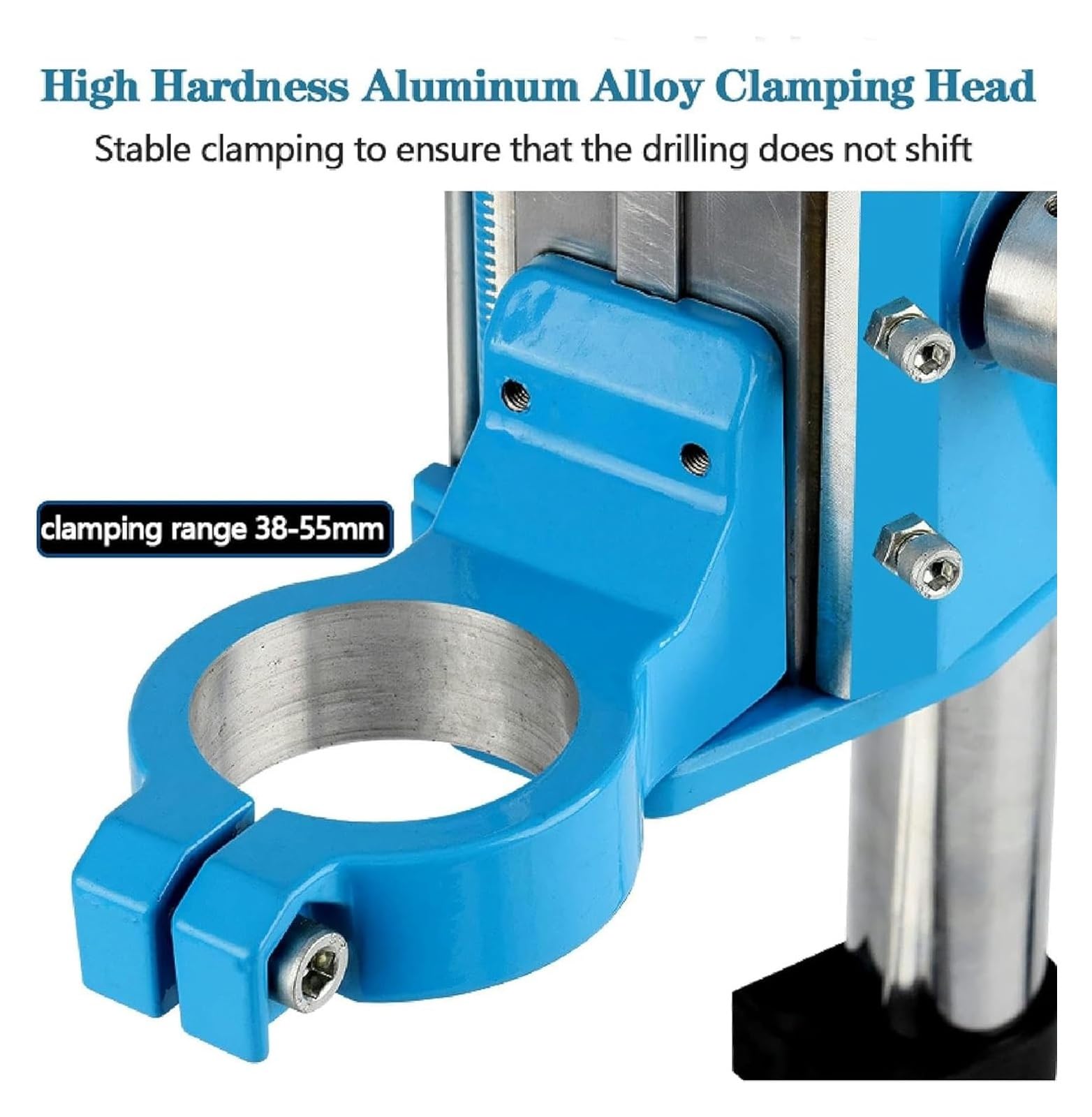 Soporte de Taladro, Soporte para Taladro, Prensas de taladro de sobremesa, abrazadera de Banco Universal ajustable for herramienta de reparación de banco de trabajo(A+VISE)