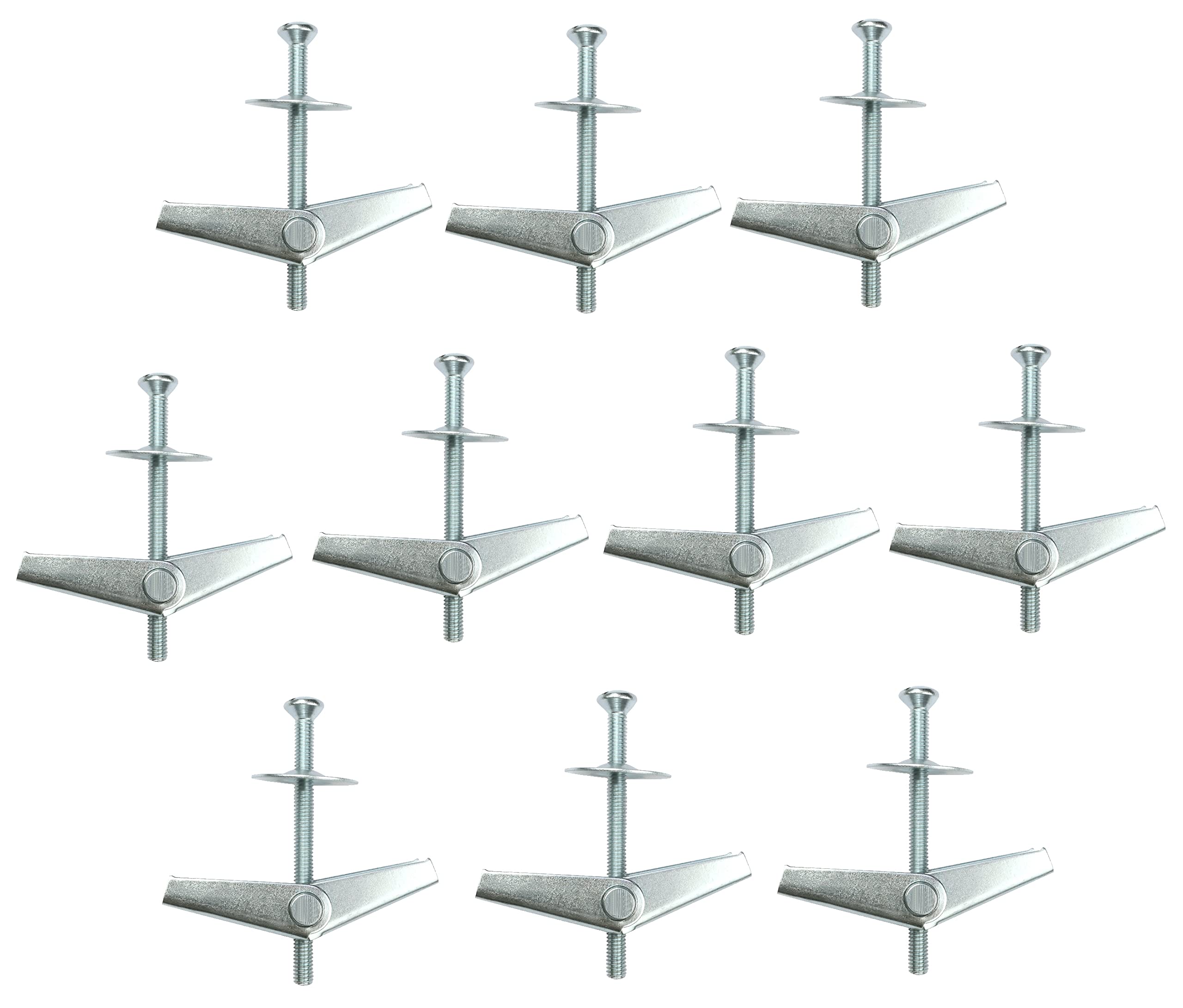 Lot De 10 Chevilles + 10 Vis Pour Plaque De Plâtre - Fixation Solide, Idéal Pour Bricolage Mural