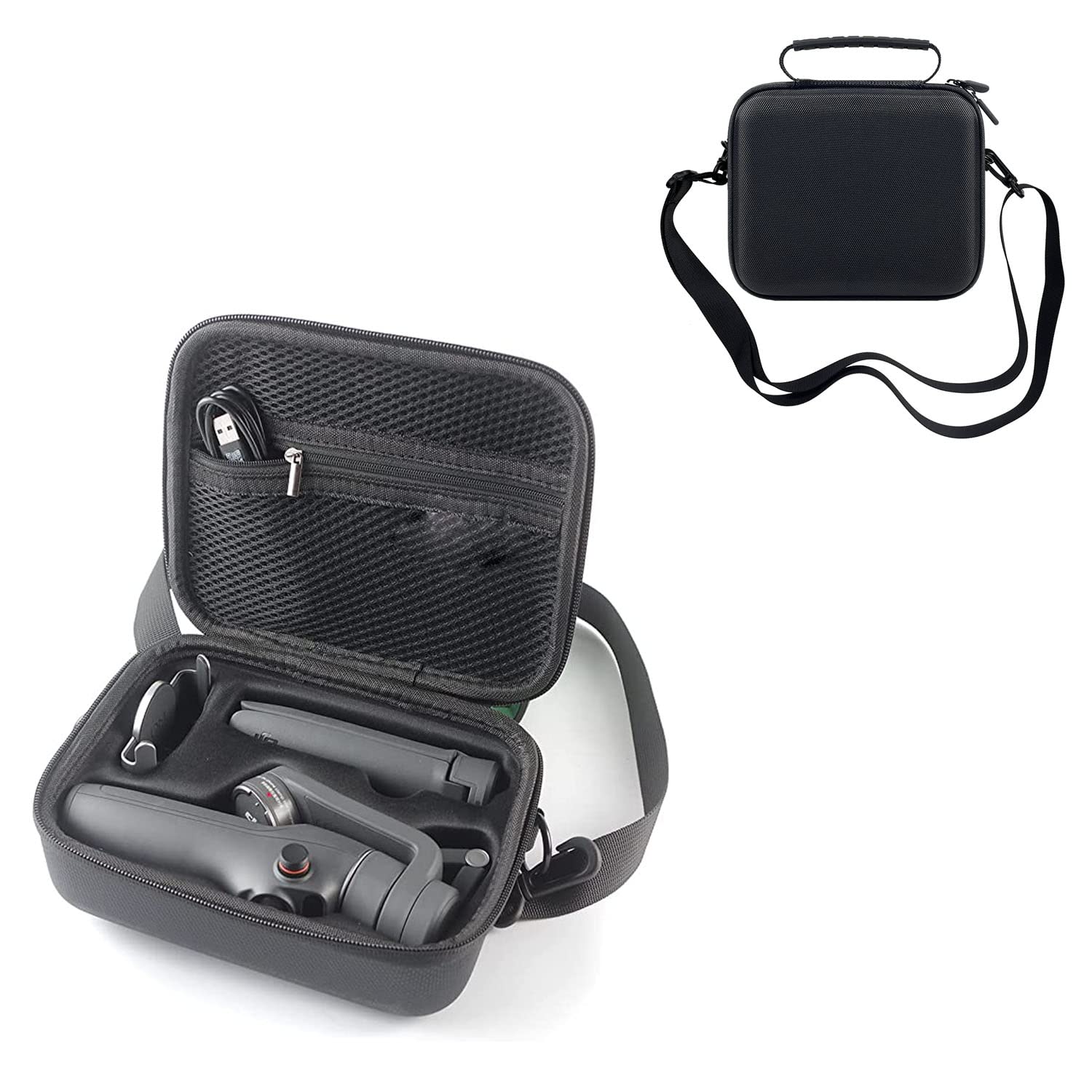 OYUNCU SHARAF OSMO Mobile 6 Case, Protective Shockproof Storage Bag For DJI OM6,Stabilizer Portable Shoulder Bag with Shoulder Strap for DJI OM 6 Smartphone Gimbal Stabilizer Accessories