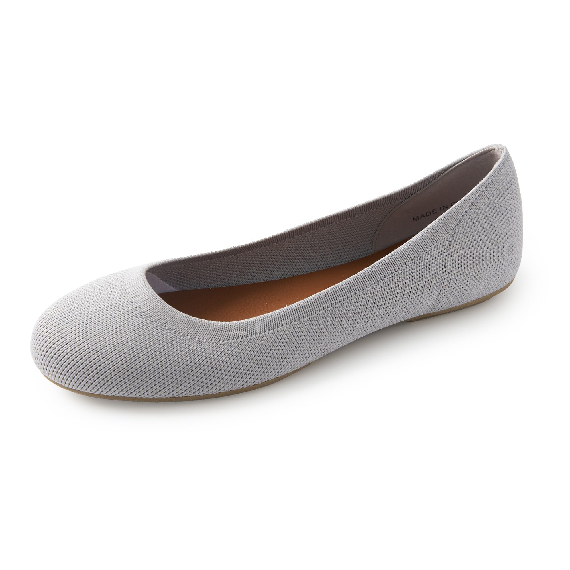 YORINDALE Women's Ballet Flats Round Toe Soft Knit Ballerina Flats Slip On Dress Shoes for Women Walking Dressy Casual Work Wedding