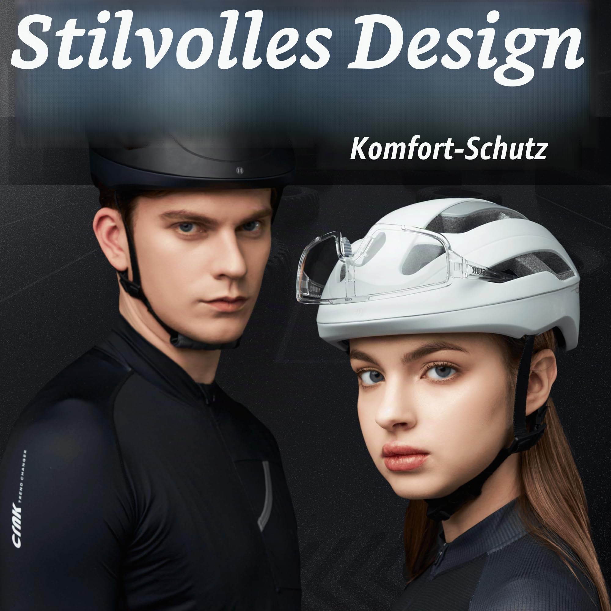 CRNK Angler Fahrradhelm – Ultraleichter Rennrad & E-Bike Helm für Damen & Herren – Aerodynamisch, Stoßabsorbierend & Belüftet – Mit Magnetverschluss & Memory-Foam-Polster