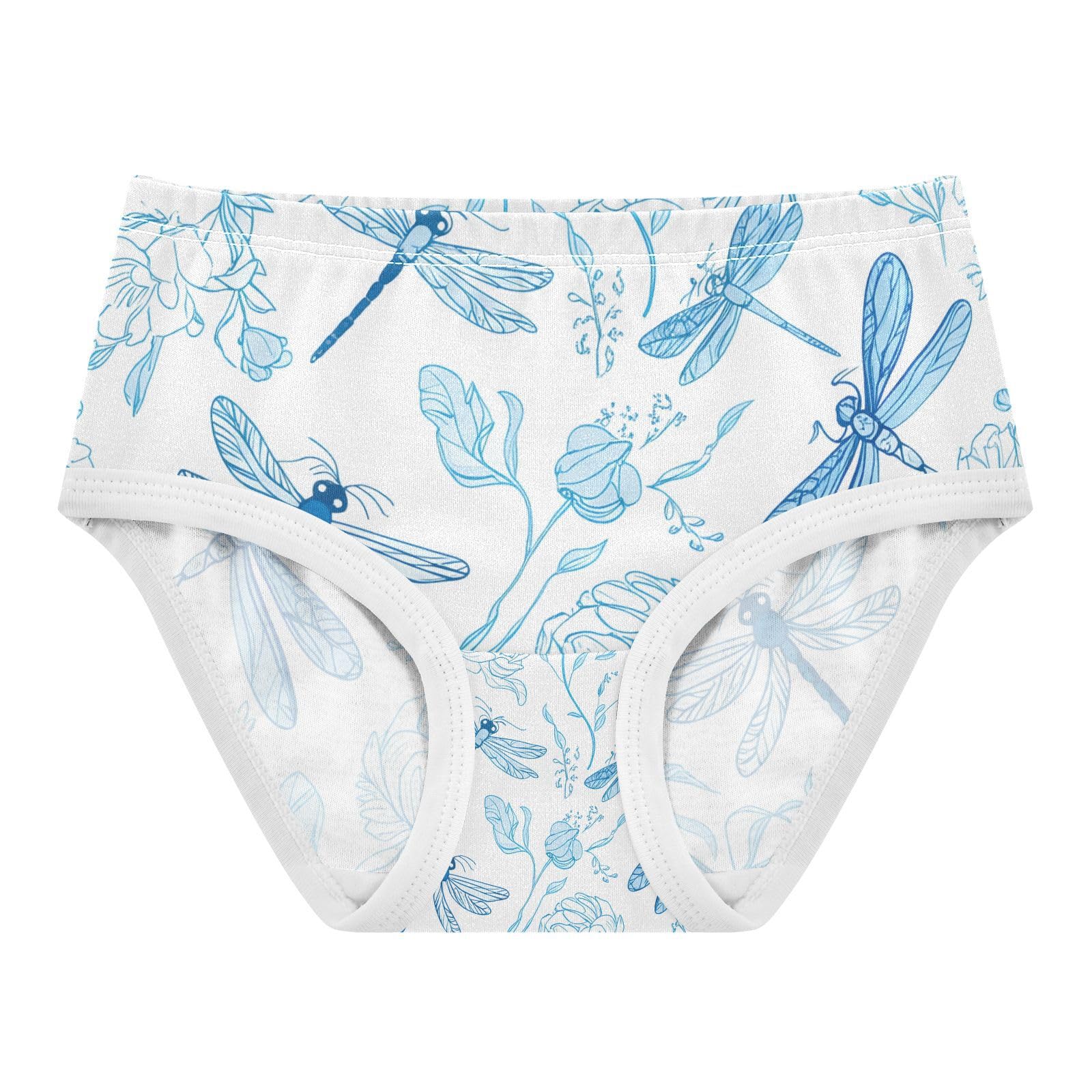 Flowers Dragonfly Toddler Girlss Underwear 2T 202c1384