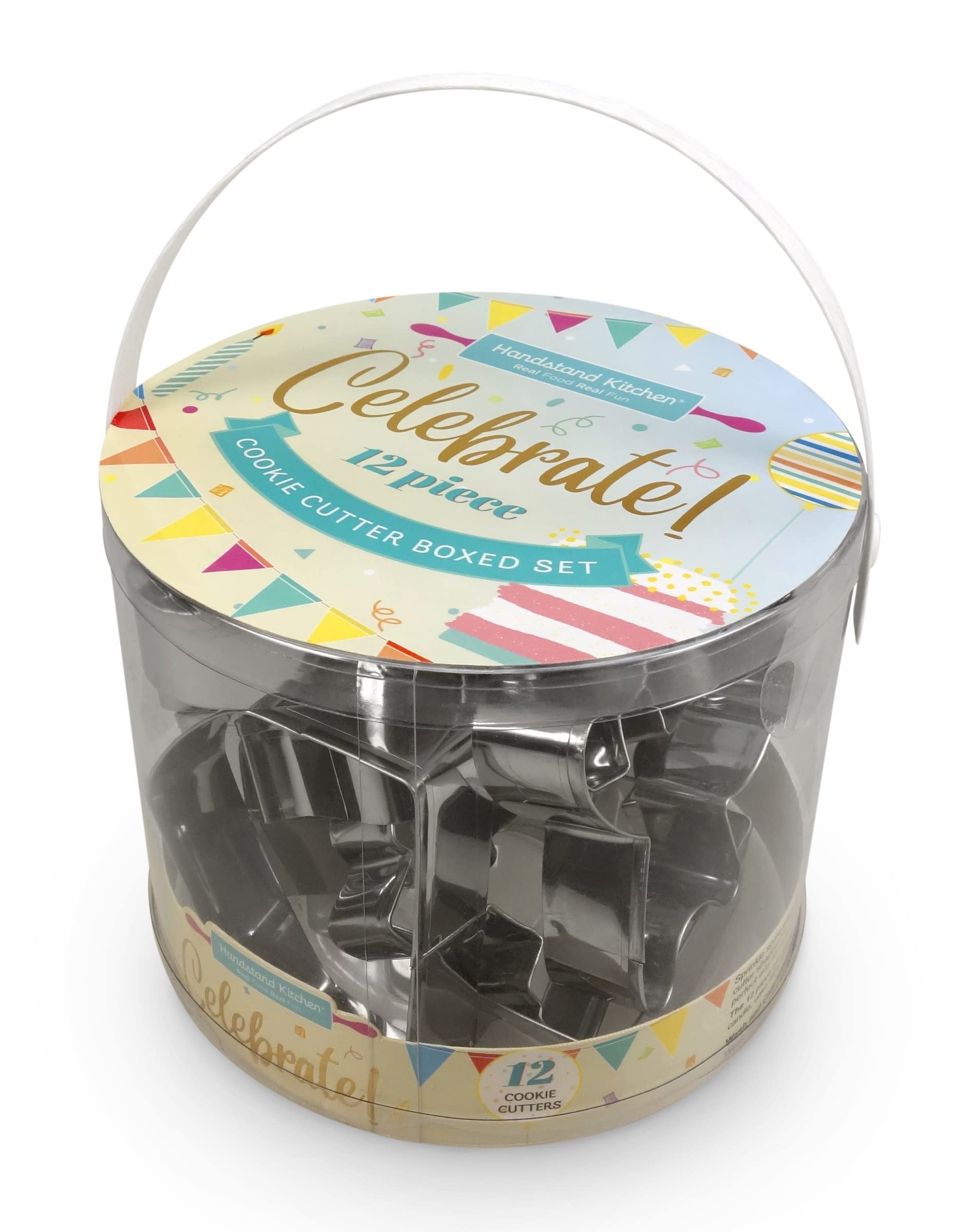 Handstand Kitchen Celebrate! 12-piece Party Cookie Cutter Assortment