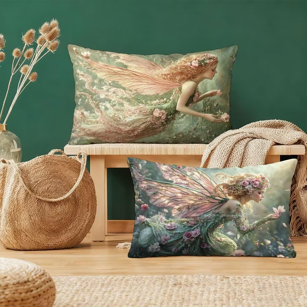 Taie d'oreiller 40x80cm double face avec fermeture éclair invisible soignée