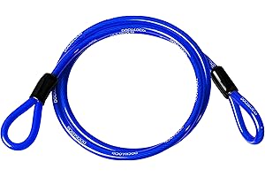 Weatherproof Lock Dock Security Cable for Kayaks, Bikes, and More